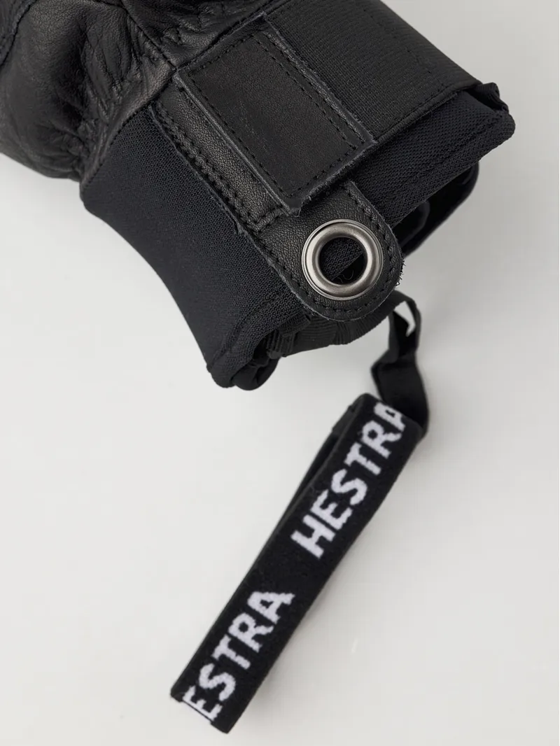 Hestra Fall Line Leather Mens Ski Gloves - Black-1